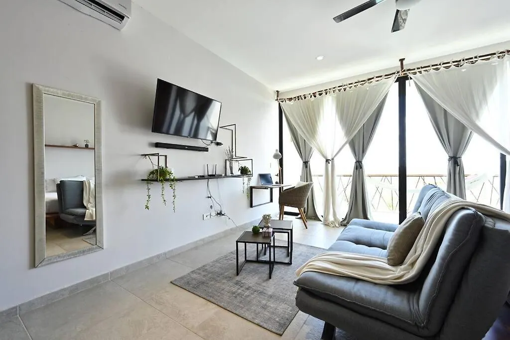 Dk39 Vpn Access *Stunning Tulum Sunset *Pool *Gym *Yoga Apartment