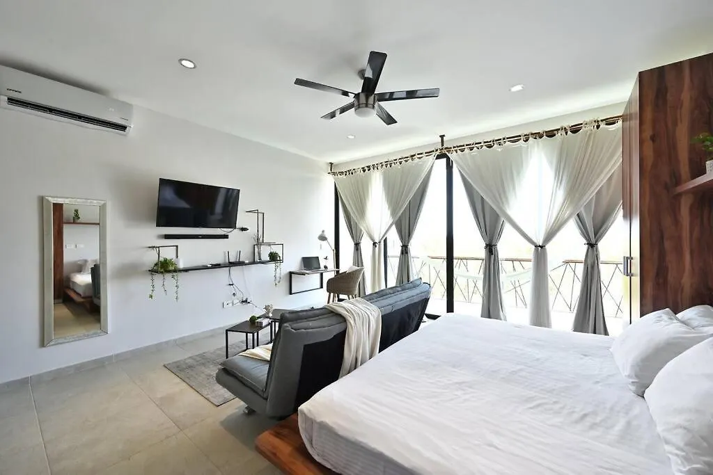 Apartmán Dk39 Vpn Access *Stunning Tulum Sunset *Pool *Gym *Yoga