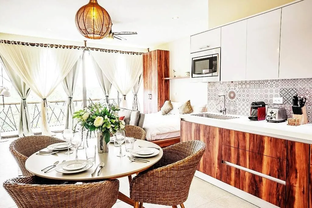 Apartmán Dk39 Vpn Access *Stunning Tulum Sunset *Pool *Gym *Yoga 0*,